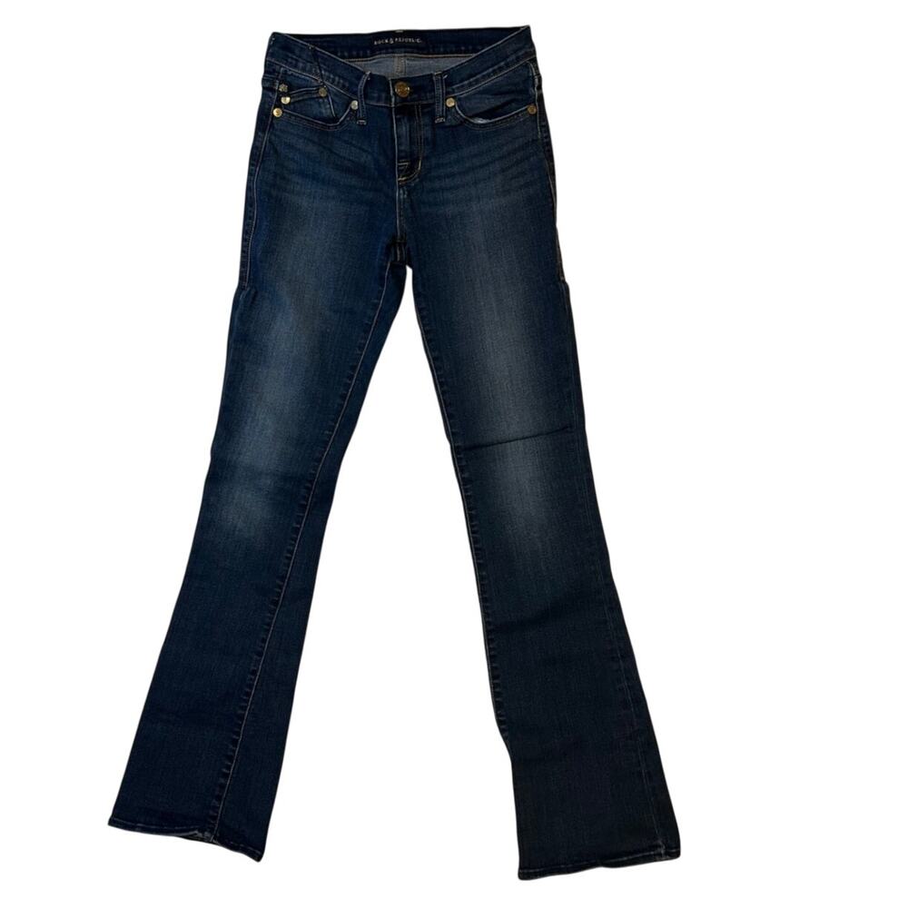 Rock & Republic Women's Kasandra Mid Rise Bootcut Jean Size 4L